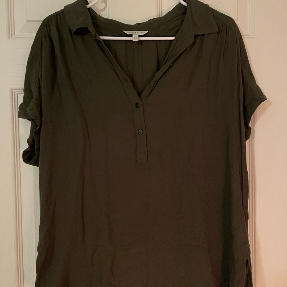 Lucky brand green blouse